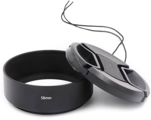 37 39 40.5 43 46 49 52 55 58 62 67 72 77 82mm Paraluce in metallo cilindrico accessorio per fotocamera per gli appassionati di fotocamera paraluce