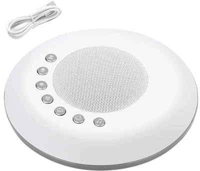predolo Machine à Sons Relaxants, Légère et Portable, 28 Sons pour Le Bureau, La Chambre, Le Sommeil, Adultes et Enfants.
