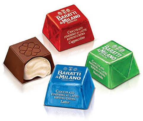Cioccolatini al Latte ripieni gusti Assortiti Sfusi in sacchetto da 500 gr