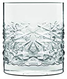 Luigi Bormioli 17355 Mixology - Bicchieri da 361,5 g, stile antico, 37 ml, colore: nero