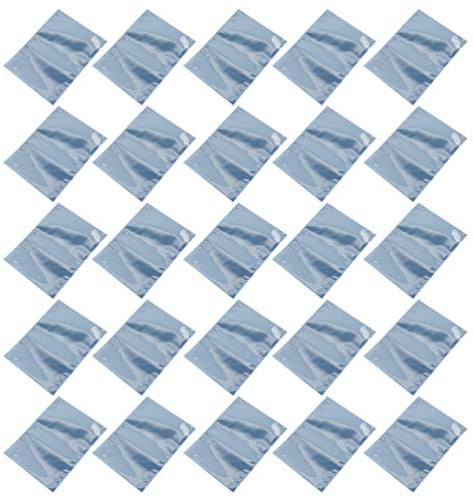 Healifty 100pcs Anti Static Bags Resealable ESD Bags Translucent Pouch for Motherboard Hard Drive SSD and Electronic Device
