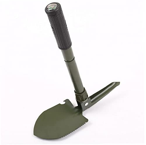 Ericetion Pala Plegable Multifuncional De Acero Carbono Pala Plegable Pala De Pala Mini Pala De Zanjas para Supervivencia Camping Aire Libre