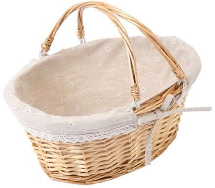 Abaodam in con Rimovibile Cestino da Picnic all e Portaoggetti Decorativo per per Matrimoni e Decorazioni Domestiche