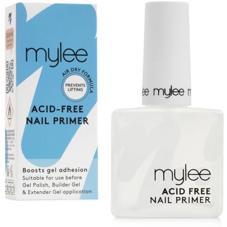 Mylee Säurefreier Nagelprimer für Gelnägel – Schonende, schadenfreie Formel für ölhaltige Nägel – Verhindert Ablösen & Splittern – Fördert die Haftung für eine langanhaltende, salonreife Gelmaniküre