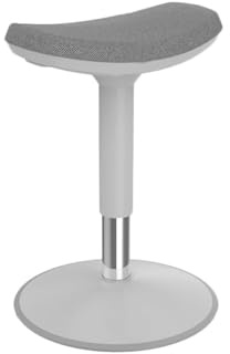 Generico Sgabello A Sella Con Ruote, Sgabello Ergonomico A Sella, Sedia Da Ufficio Regolabile, For Cucina, Ufficio, Salone Di Bellezza, Massaggi(Color2,56-82cm)