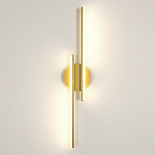 Riserva Aplique Pared Interior Oro 24W, 4500K Luz Natural, 60cm