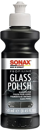 SONAX PROFILINE GlassPolish (250 ml) Glaspolitur zum Entfernen von leichten Verkratzungen, Vermattungen und Verätzungen aus Echtglas/Art-Nr. 02731410