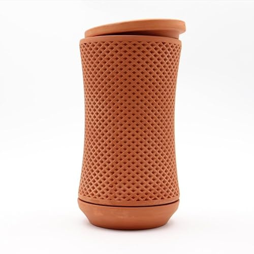 AquaPlanter Vaso autoirrigante in ceramica porosa, coltiva piante senza terra, design naturale, idratazione continua fino a 2 settimane, ideale per interni ed esterni
