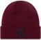 New Era Herren League Essential Beanie Neyyan Carblk York Yankees Baseballkappe, DUNKELROT, Einheitsgröße EU