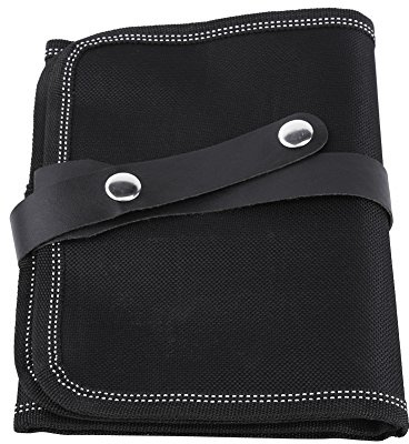 Baxnore Estuche de Lona para lápices, Rollo de lápices de Colores, Soporte para lápices de Colores Enrollable Lavable, Rollo de lápices de Lona Multiusos para la Escuela, Oficina, (48 Piezas)