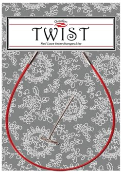 ChiaoGoo TWIST RED Seil 20 cm Large Anschluss für Rundstricknadeln 1 Stk