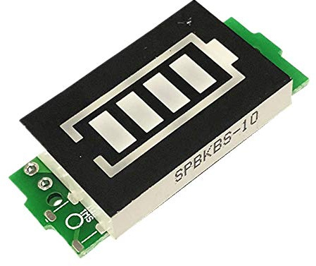 Litiumbatterikapacitetsindikator, batteritestare med LED-display (2S, 8,4 V, 1 st)