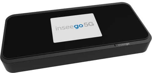 Inseego 5G MiFi M2000 Mobiler 5G Hotspot Router, WiFi 6, 4G LTE-Fallback, inkl kostenloser Vodafone SIM-Karte & 100 € -Gutschein sichern (nach SIM Registrierung) schwarz, 150 mm x70 mm x 17,9 mm