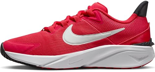 NIKE Star Runner 4 Nn (GS), Sneaker, University Red Summit White Black W, 36.5 EU