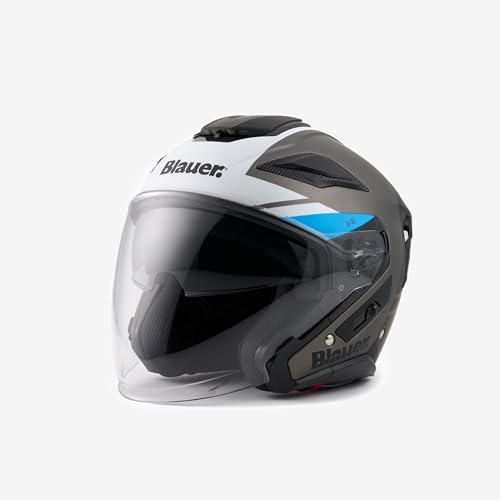 Blauer Jethelm Motorradhelm – JJ01 Titan matt M
