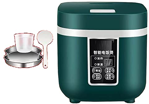 Cuociriso con vaporiera (1,2/1,8 l) Pentola interna antiaderente, isolamento intelligente e prenotazione 24 ore su 24, per 1-3 persone 220-240V US/EU(A,1.2L)
