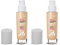 Manhattan 3in1 Easy Match Make-up, Flüssig Foundation für helle Haut mit LSF 20, Farbe Soft Beige 34, 1 x 30ml (Packung mit 2)