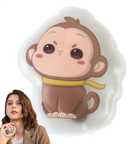 Weqizuerqi Hand Warmer, Portable Heat Pad - Pocket Pressure Heat Pad | Cute Cartoon Animal Pattern Heat Pack, Long Lasting Gel Warmer for Sports