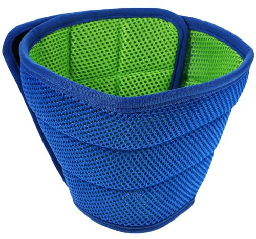 BESPORTBLE Nackenmaske Für Massagehunde Bellen Hund Glocke Welpenhalsband Für Hunde Hundemaulkorb Katzenhalsband Led-hundehalsband Katze Verhindern Rindenhalsband Eva Light Grey