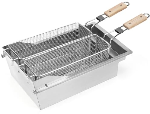 onlyfire Kit Friteuse pour Barbecues à Gaz Weber Spirit et Genesis