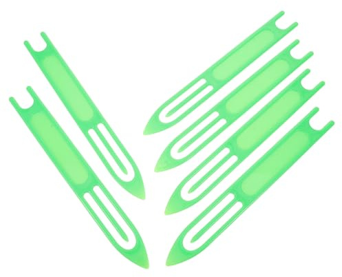 HOODANCOS 6 Piezas Agujas de Plástico para Tejer Resistentes para Reparación de Redes Pesadas Herramienta Portátil para Reparación de Redes de Pesca y Alfombras para Proyectos DIY y Mallas