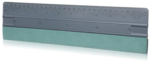 Vinyl Wrap Squeegee for Vinyl Decals Sticker Paper with Built-in Ruler Big Wallpaper Smoothing Squeegees Card Tint Squeegees with Suede Felt Edge for Sign Making Graphic Window Tint Film Application