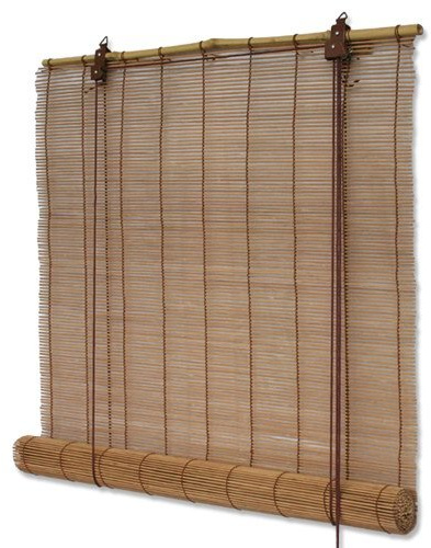 Interdeco Bambusrollo mit Seitenzug in Braun, Mariko, 110 x 220 cm