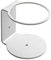 IPEA Support Mural en Fer monté pour Gel désinfectant Savon Distributeur Bouteilles - Blanc - Hauteur 90 mm