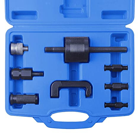 DAYUAN Lot de 8 extracteurs Diesel, kit d'extraction d'injecteur Diesel CDI, extracteur d'injecteur, extracteur Diesel avec boîte de Rangement