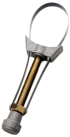 JOYOLA Clés à Filtre à Huile, Outil de Retrait de Filtre à Huile, Taille Ajustable 60-120mm, Aluminium, Facile à Utiliser et à Transporter, Idéal pour Voiture et Camion
