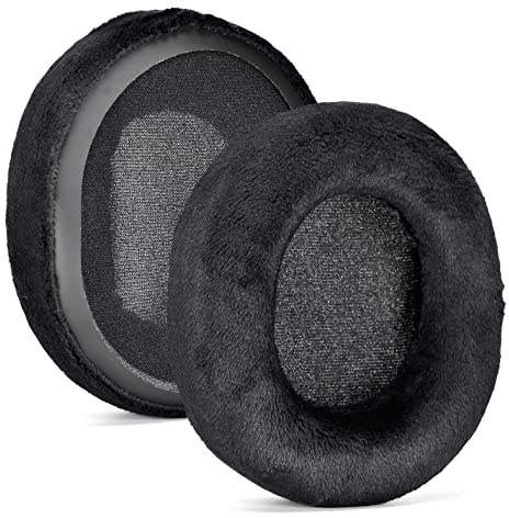 INF Ersatz Ohrpolster für SteelSeries Arctis Prime/1/3/5/7/9/9X/Pro, 1 Paar Ersatz Ohrpolster weiches Plüsch, Bequemer und angenehmer Komfort, Einfach anzubringen und auszutauschen