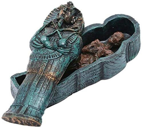 aOrnamenti per la Decorazione simulata della Mummia Rettile Che Evita Gli Ornamenti in Resina egiziana Decorazione paesaggistica dell'acquario