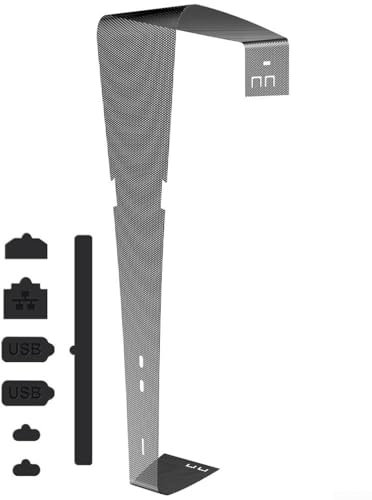 Zilimontt Copertura antipolvere per PS5 Pro Game Console Host, tappo antipolvere, filtro antipolvere in rete, accessori