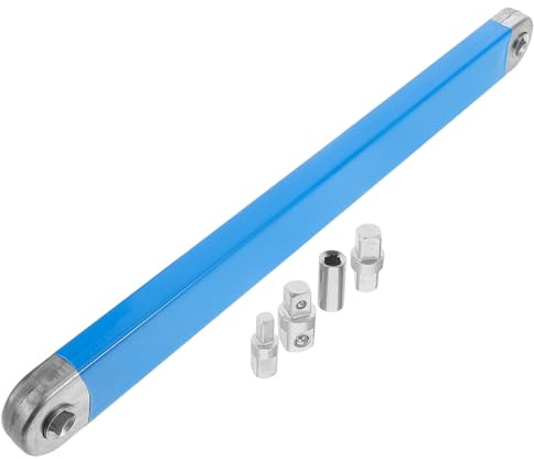 Mikinona Clé D'extension à Cliquet Réversible en Métal Bleu, Rallonge Réglable pour Serrage Précis et Opérations Rapides, pour Usage en Voyage