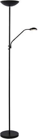 LUCIDE ZENITH - Stehlampe Mit Leselampe - LED Dim. - 3000K - Schwarz