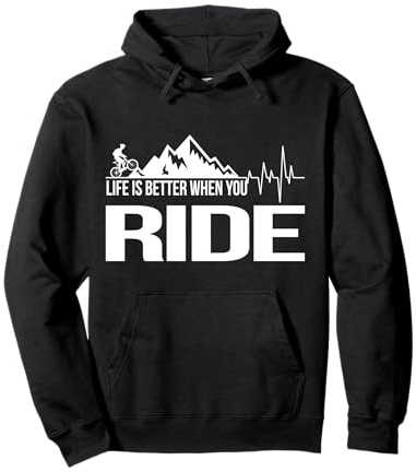 Bike Downhill MTB Mountainbike Outfit Enduro Felpa con Cappuccio