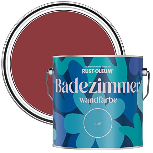 Rust-Oleum Red Water-Resistant Bathroom Wall & Ceiling Paint - Empire Red 2.5L