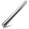 COM-FOUR® Premium mattarello - mattarello in acciaio inox - rullo lavabile in lavastoviglie per l'impasto della pizza (color argento - estremità dritte)