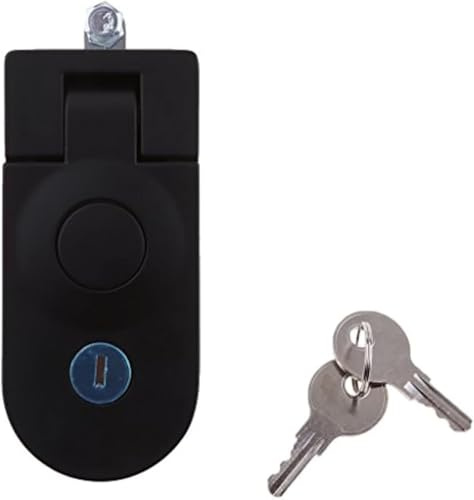 JT2D Compression Latch/Lever Lock for Horsebox,Trailers,Locker Doors, Tack Box, Black