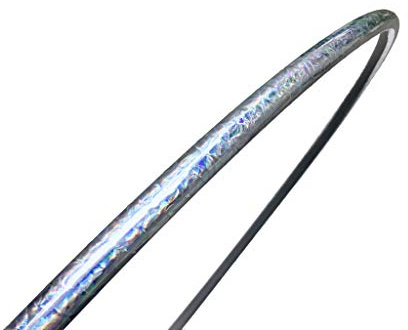 34 Hula Hoop for Dance and Performance | Hand made in the USA | Weighs 11 oz (Silver)