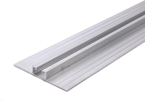 Profilé solaire - Rail trapézoïdal 90 x 13,5 mm pour montage sur toits en tôle (8,5 mm), aluminium pressé - Profilés en aluminium - Profilés en aluminium - Profil système de montage - Découpe : 1240
