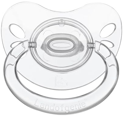 Landofgenie Saugerschild Transparenter Schnuller der Generation Neue in Erwachsenengröße Weißer