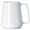 Smilatte Taza de café grande de 24 onzas, bonita taza de té de cerámica con asa grande para papá, hombres y mujeres, estilo único para cualquier cocina, color blanco