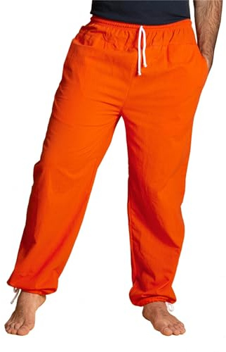 PANASIAM E-Pants långa, bomull, Orange, XXL