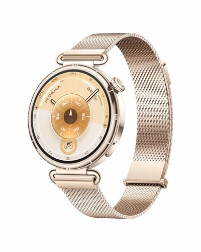 HUAWEI Watch GT 6 Smartwatch, GPS, 41mm, Gold | Bis zu 14 Tage Akkulaufzeit, AMOLED, 100+ Sportmodi, Gesundheitsmonitoring, emotionales Wellbeing, für Android & iOS