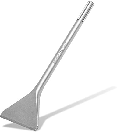 MonkeyKingBar- Sds Max Bits 14x4.5 Tile Remover Tool- Thinset Removal Triangular SDS MAX Chisel and Floor Scraper Works with 3/4 SDS MAX Hammer Drills
