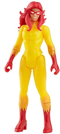 Marvel Hasbro Legends Series, Retro 375 Collection, Marvel's Firestar, action figure collezionabile da 9,5 cm, dai 4 anni in su