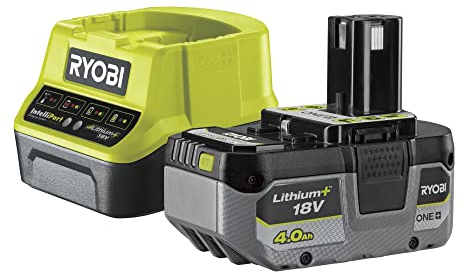Ryobi RC18120-140XG - 1 batería One+ Litio + 18V - 4Ah y 1 Cargador rápido 2A