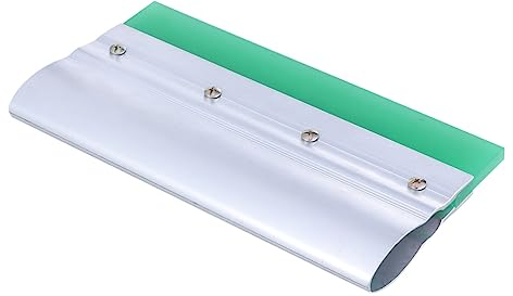 EXCEART Werkzeug Formensatz Tintenrakel Schaber Siebdruckrakel Farbwerkzeuge Rakelsatz Gummirakel Aluminiumkreide Handschaber Schablone Schaber Druckrakel Formenbausatz