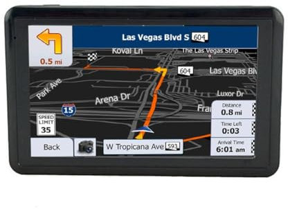 Navegador GPS para coche de 5 pulgadas, pantalla táctil HD, navegador GPS para coche, transmisor FM, navegación por satélite, 256 MB+8 G, recordatorio de voz, mini USB, TF, UE, AU, América del Norte,